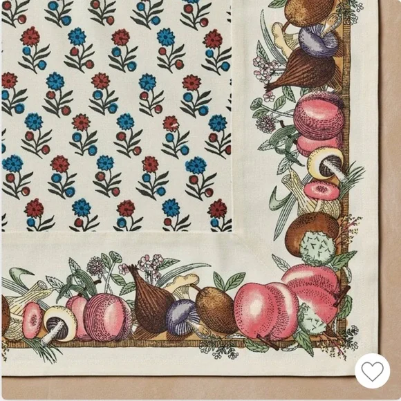 John Derian Thanksgiving table cloth - Picture 5 of 11